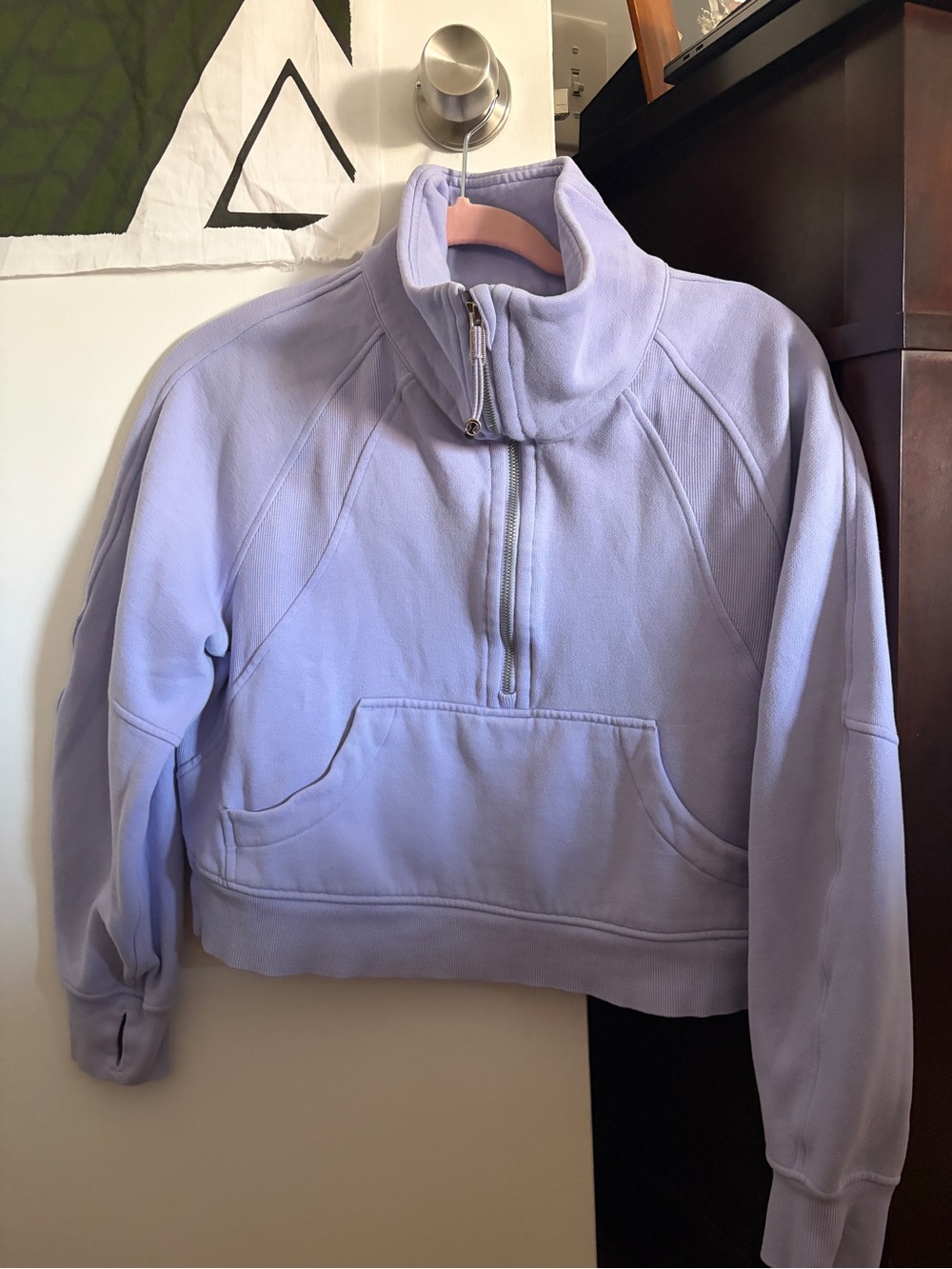 lululemon athletica Lavender Half-Zip Pullover Hoodie